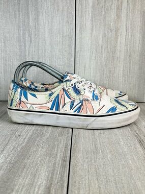 Vans Old Skool Authentics Birds of Paradise Tropical Hawaii Shoe Womens Size 8.5